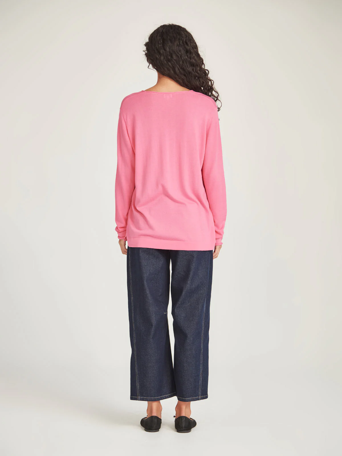 Sills Vinnie V Neck - Pink Sherbet
