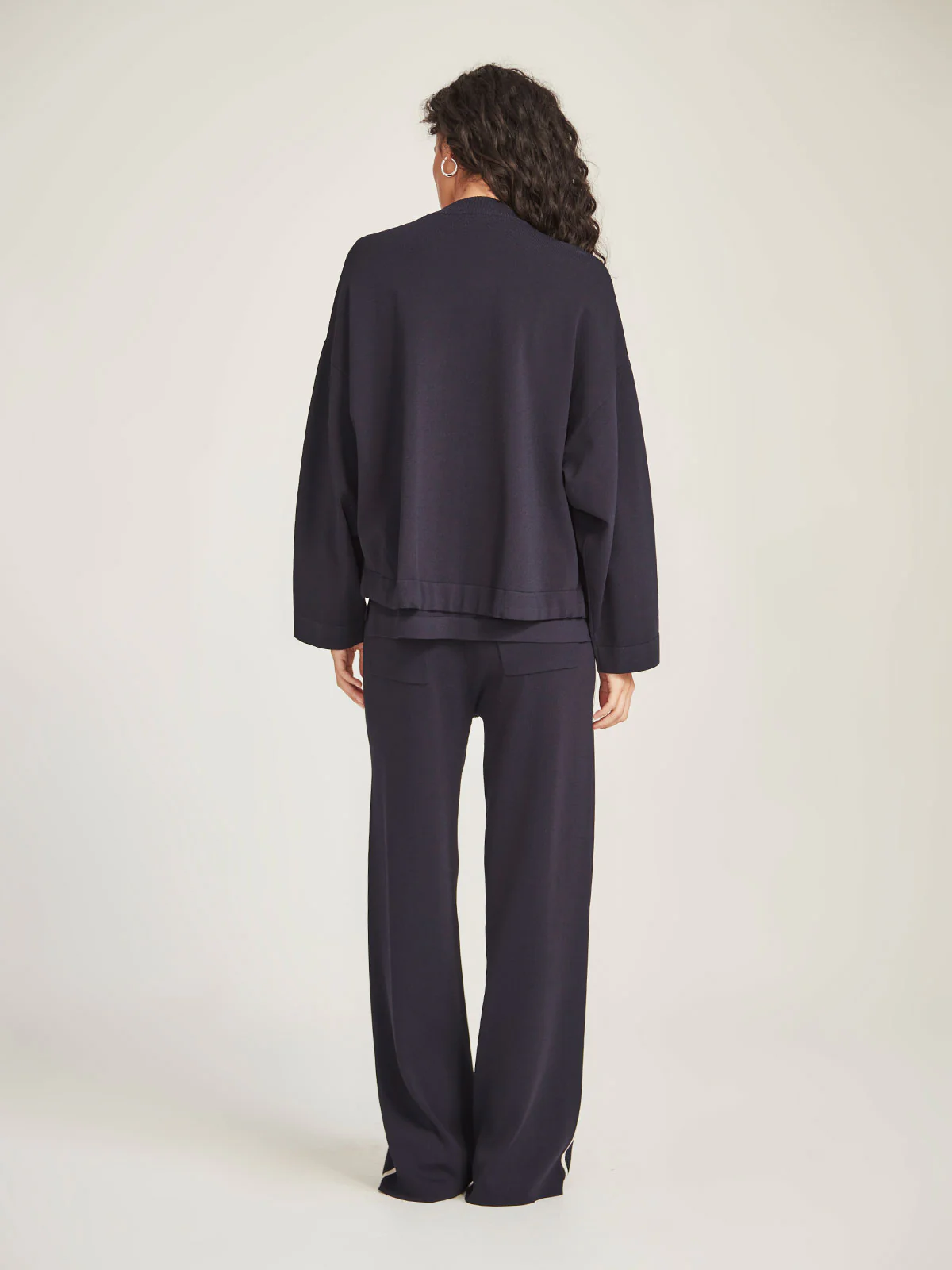 Sills Rumer Knit Bomber - Navy