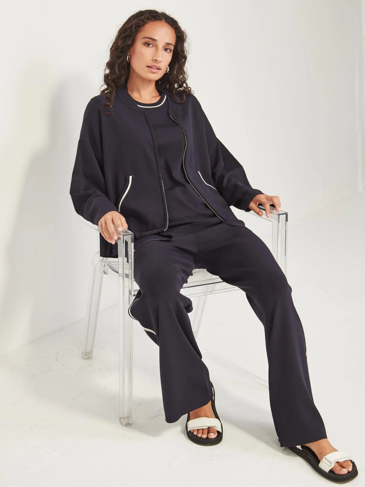 Sills Willis Knit Pant - Navy