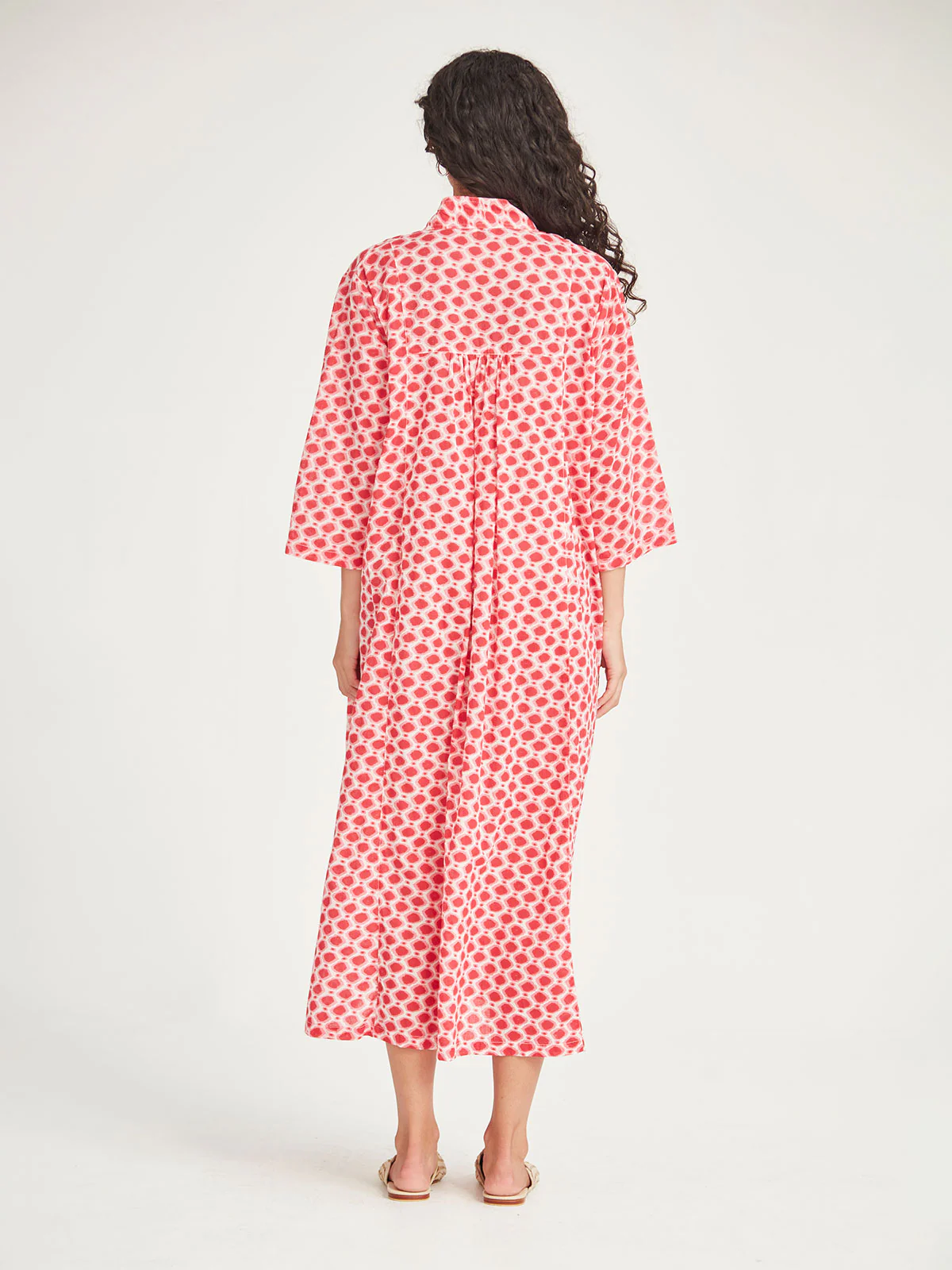 Sills Anjali Spot Dress - Pink Spot