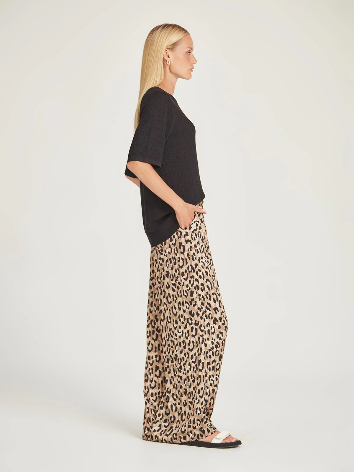 Sills Zahara Print Pant - Leopard Print