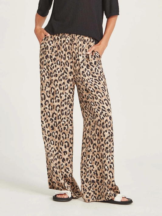 Sills Zahara Print Pant - Leopard Print
