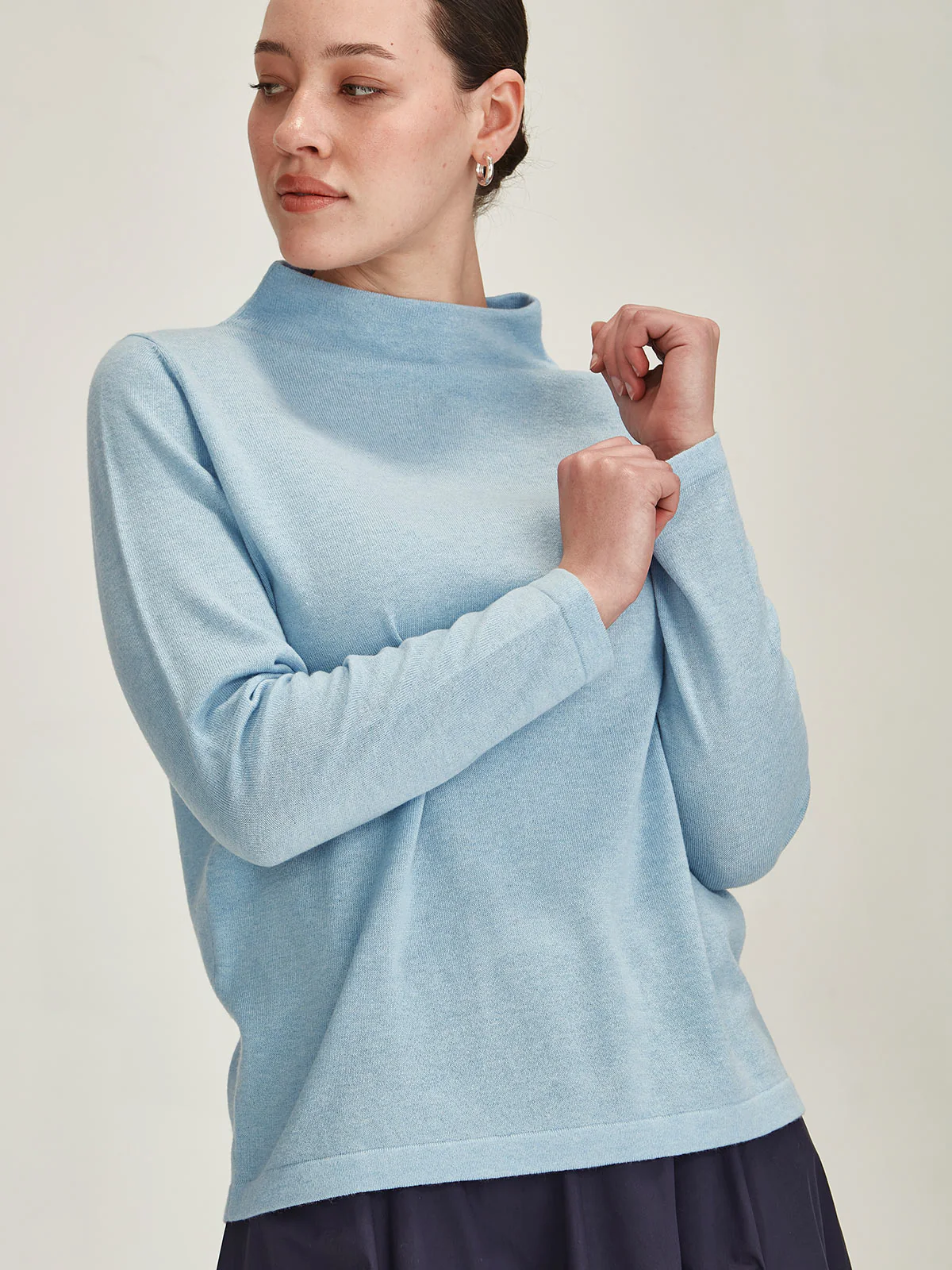 Sills Tamsin Funnel Neck - Air Blue