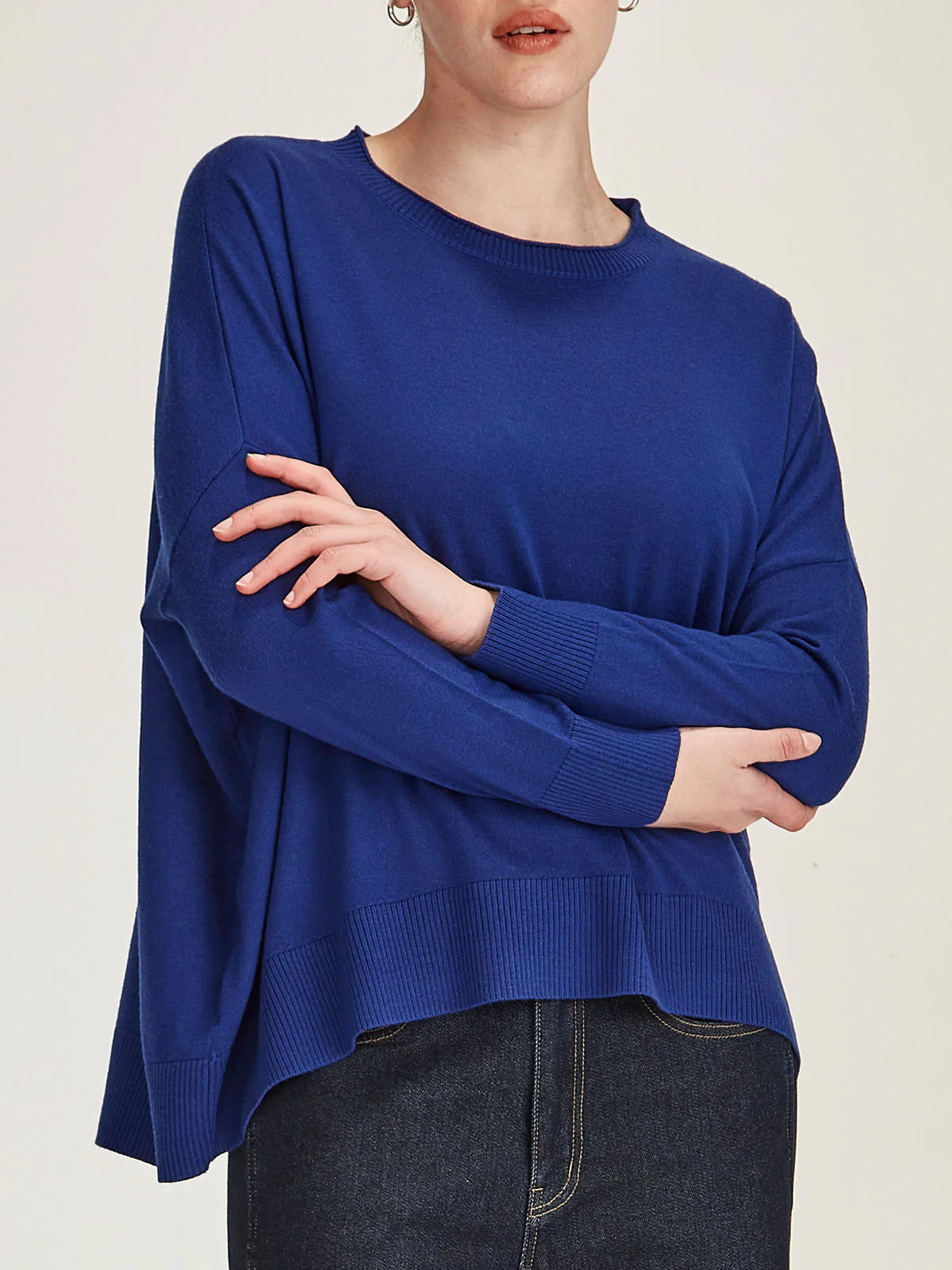 Sills Gemma Merino Weekender - Cobalt