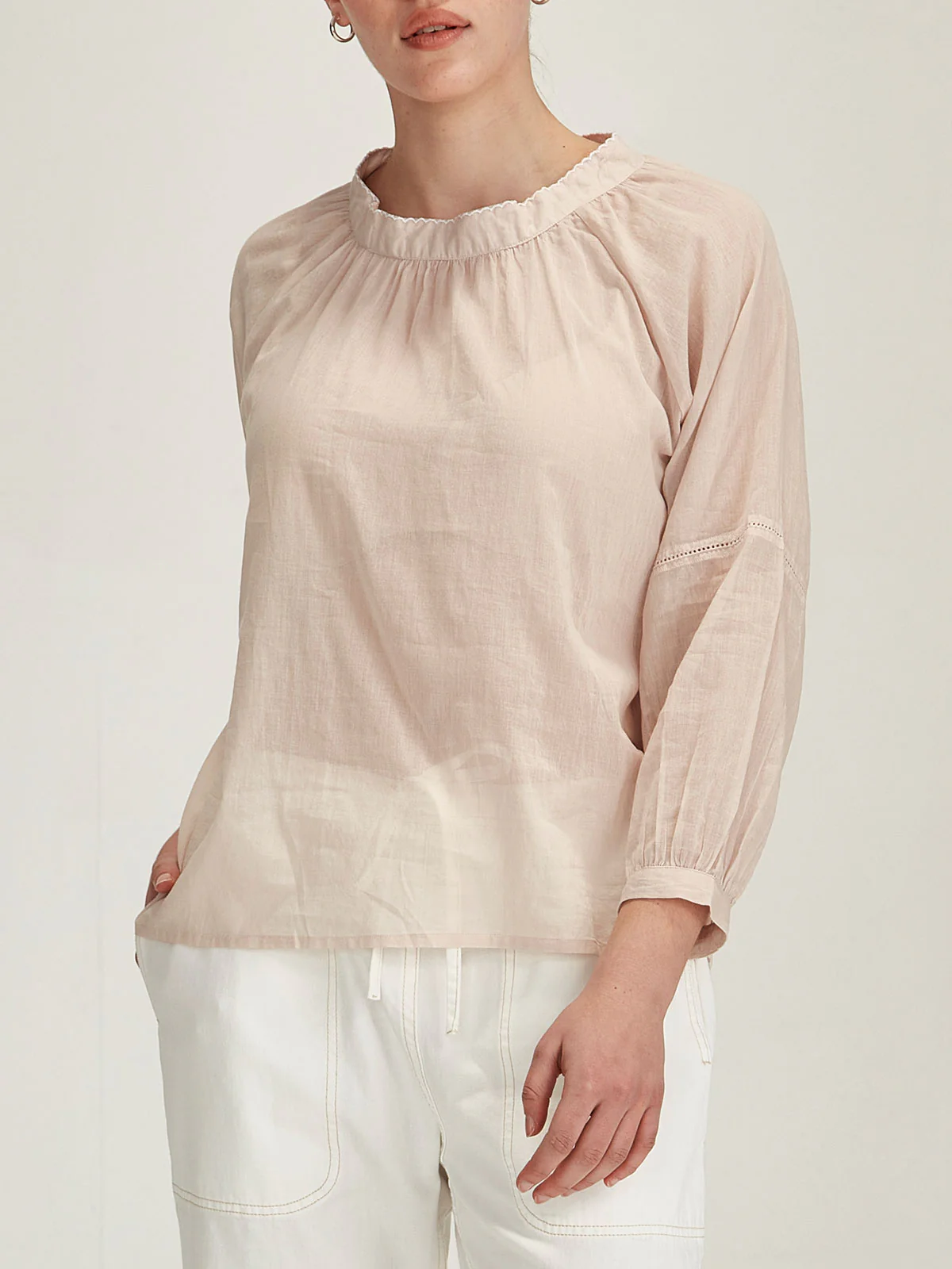 Sills Hana Embroidered Top - Perla