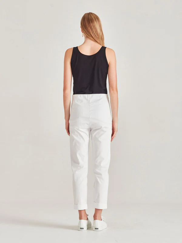 Sills Torpedo Cuffed Hepburn - White