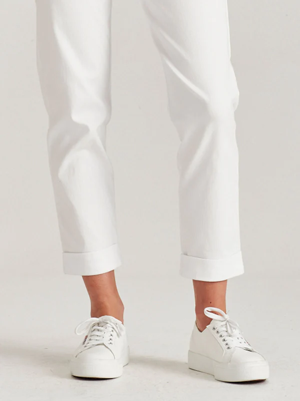 Sills Torpedo Cuffed Hepburn - White