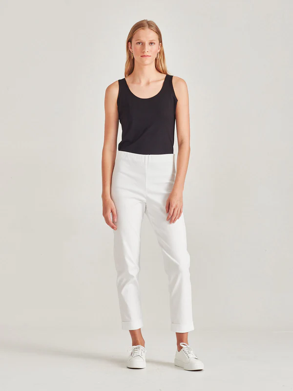 Sills Torpedo Cuffed Hepburn - White