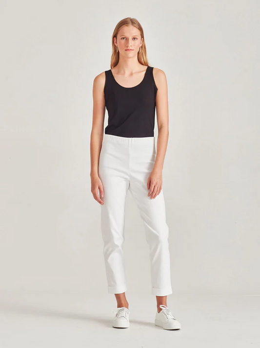 Sills Torpedo Cuffed Hepburn - White