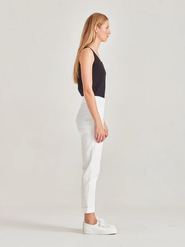 Sills Torpedo Cuffed Hepburn - White