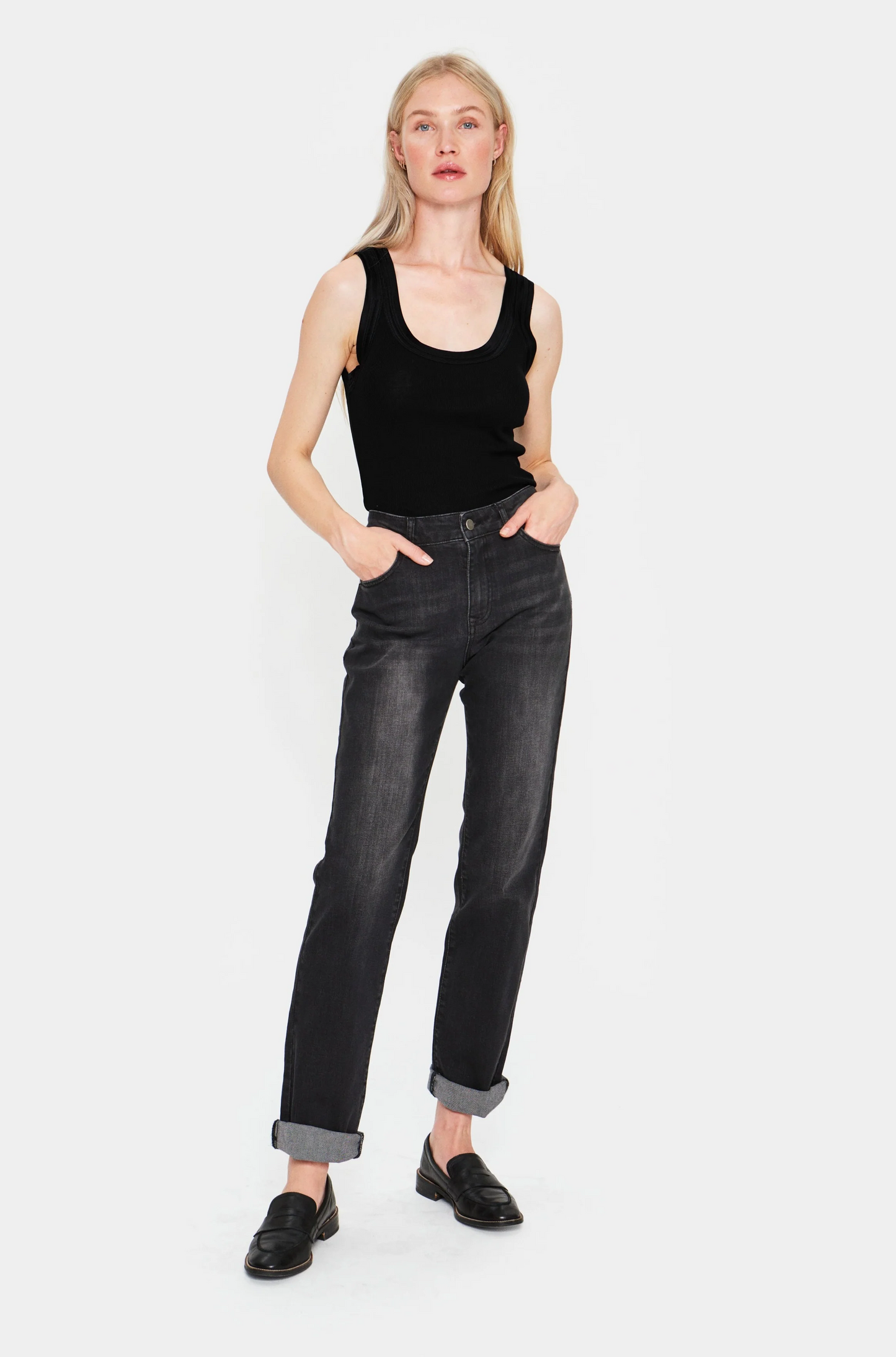 Saint Tropez Maya Tank Top - Black