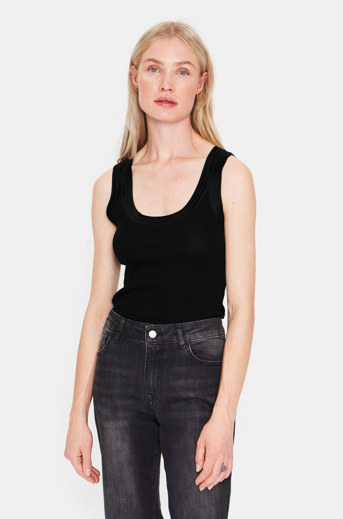 Saint Tropez Maya Tank Top - Black