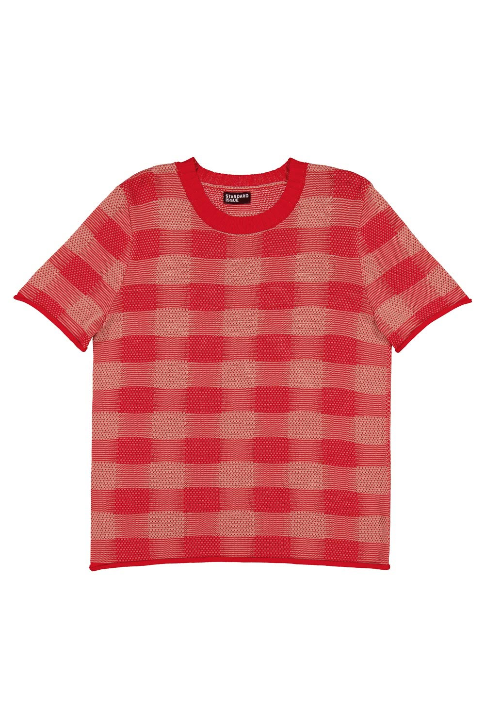 Standard Issue Cotton Universal Plaid T-Shirt - Lambert/Blossom