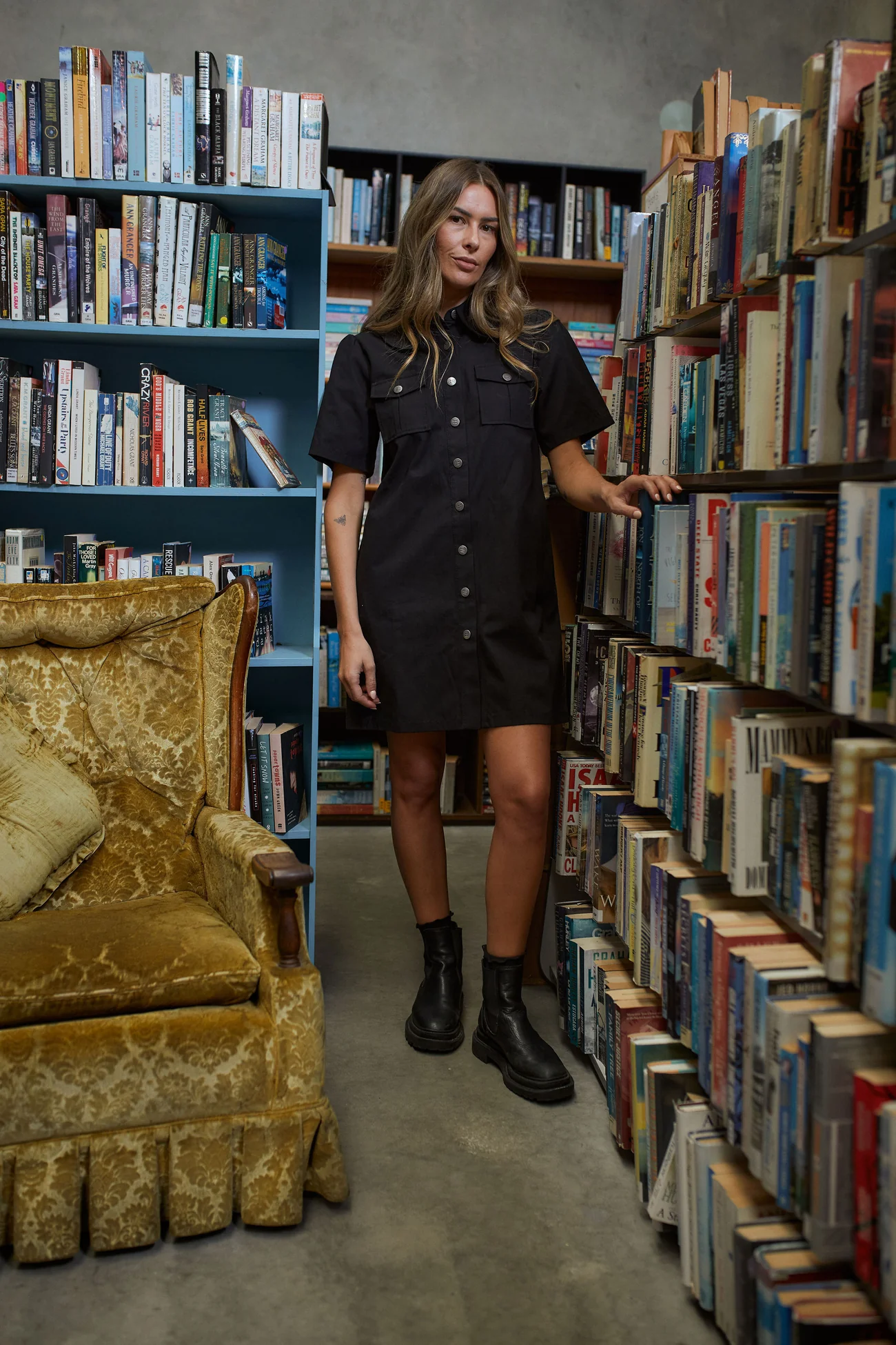 Thing Thing Utility Dress - Black