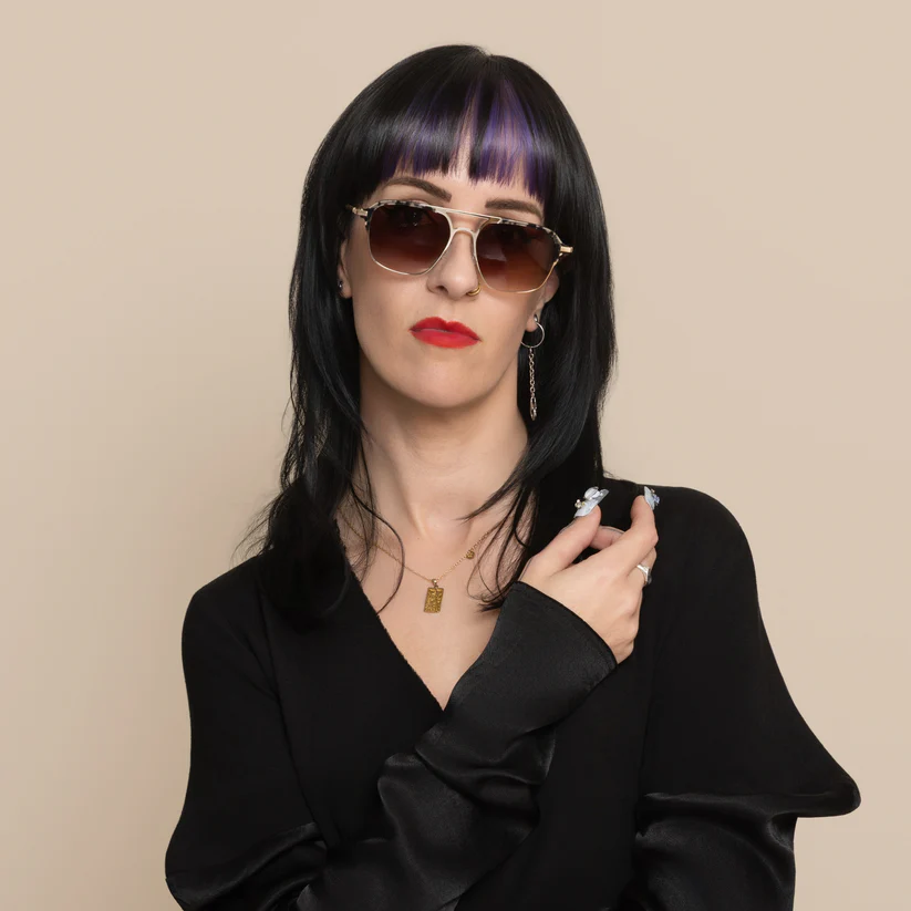 Happy To Sit On Your Face The Slit Sunglasses