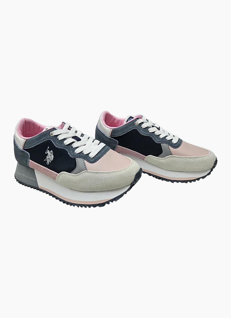 US Polo Assn Sacha Sneaker - Blue/Pink