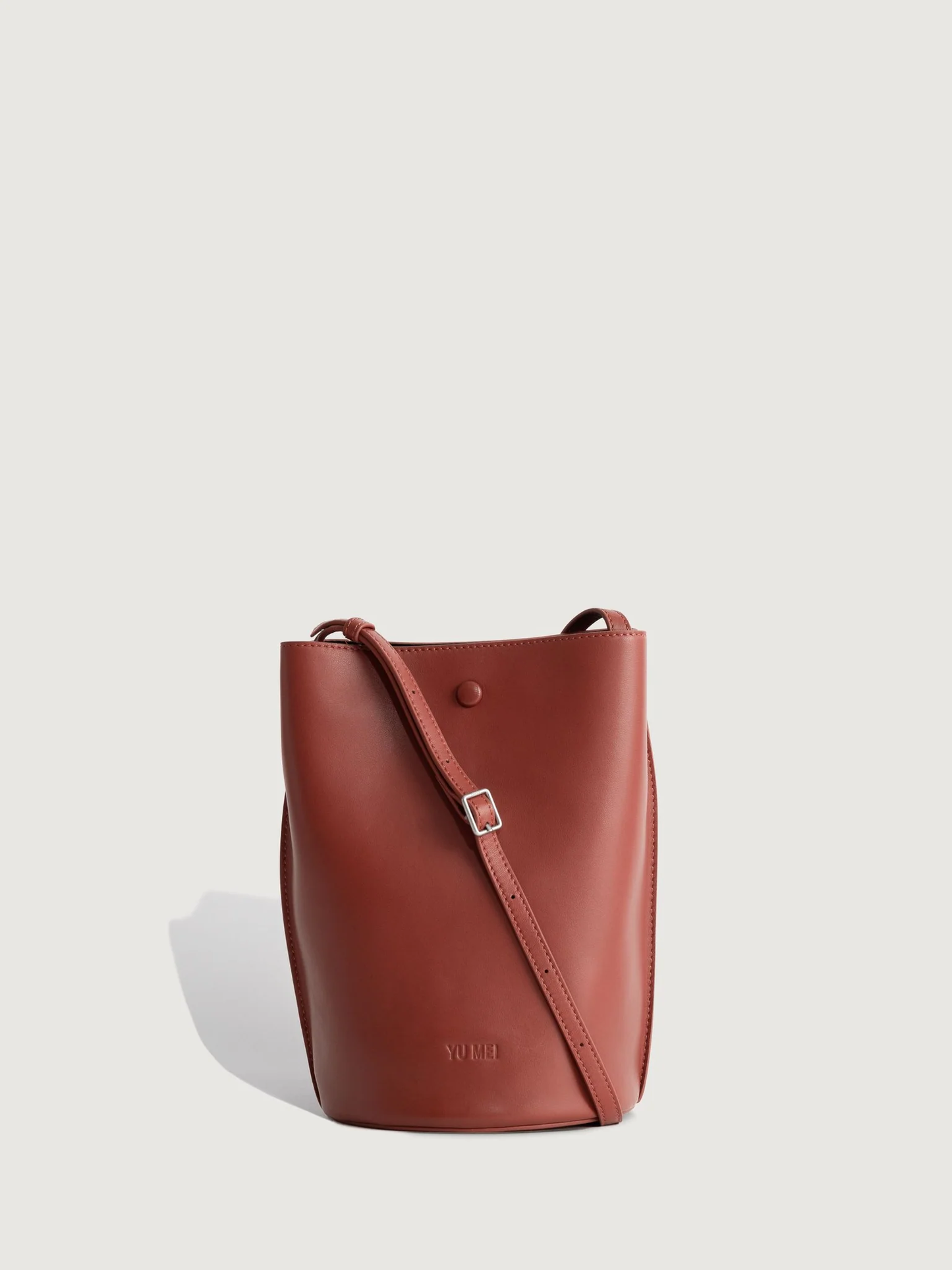 Yu Mei Phoebe Bucket Bag - Terracotta Lambskin