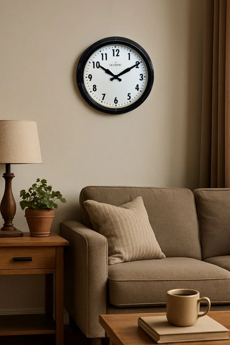 Olympic Topham Clock - Black