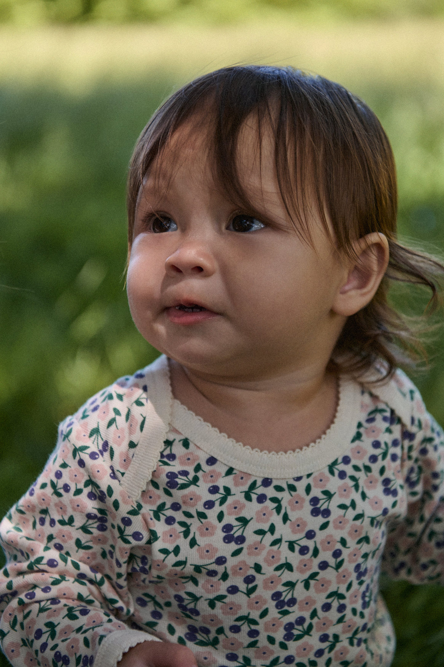 Nature Baby Long Sleeve Bodysuit - Briarwood Print