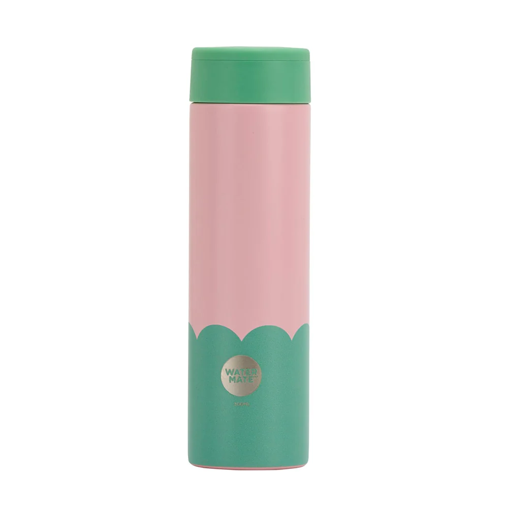 Annabel Trends Double Walled Mini Bottle Wave 300ml - Musk Green