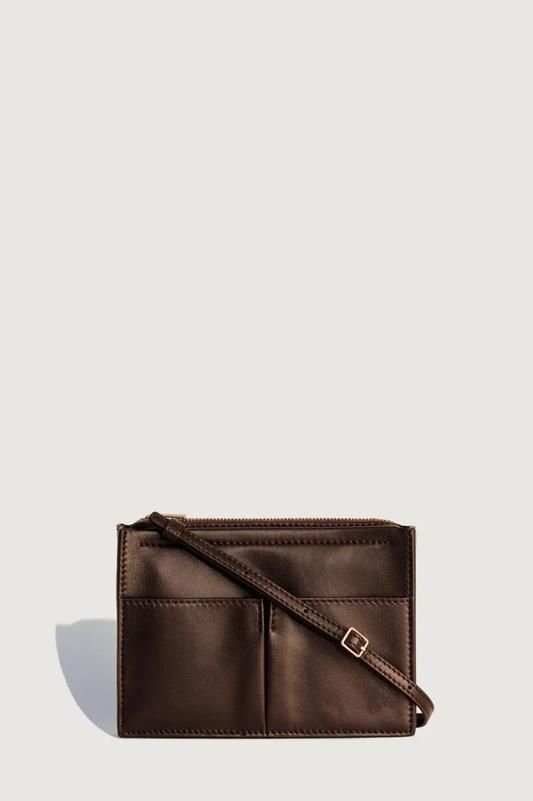 Yu Mei Emma Bag - Espresso Lamb