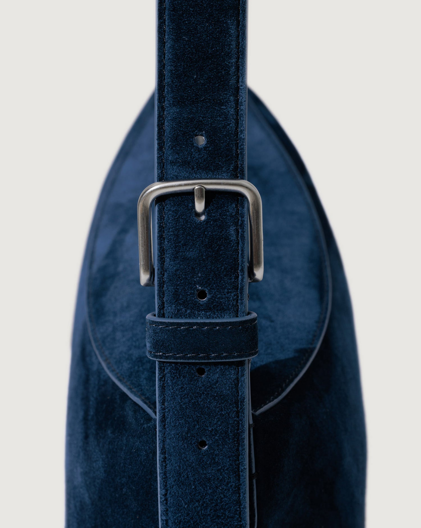 Yu Mei Bobby Bag - Blue Navy Suede