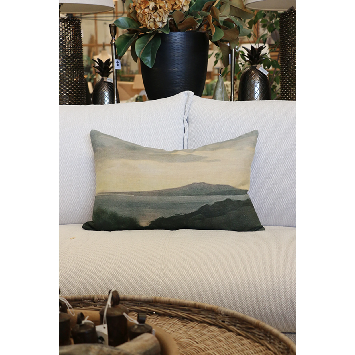 CC Interiors Island At Dusk Lumbar Cushion 40x60