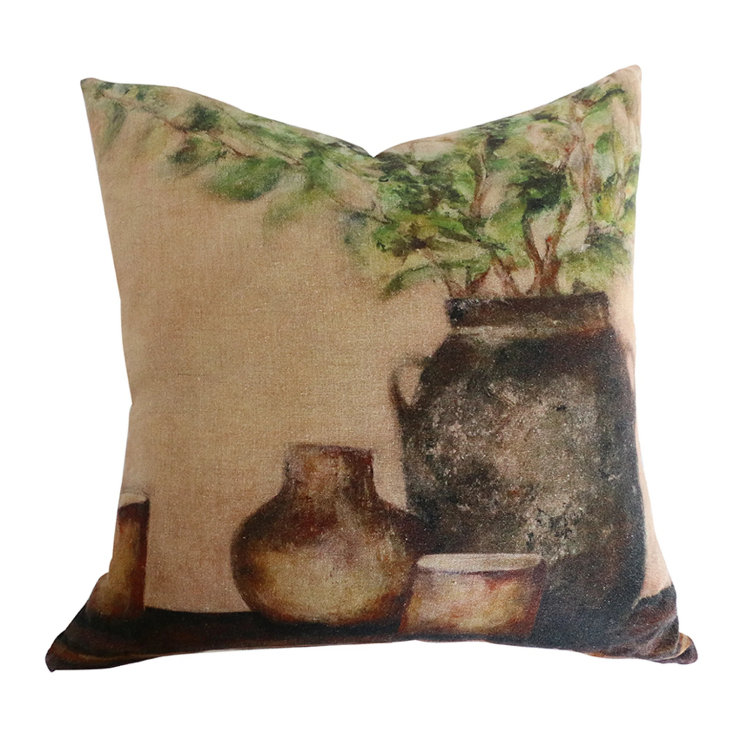 CC Interiors Tuscan Linen Feather Cushion