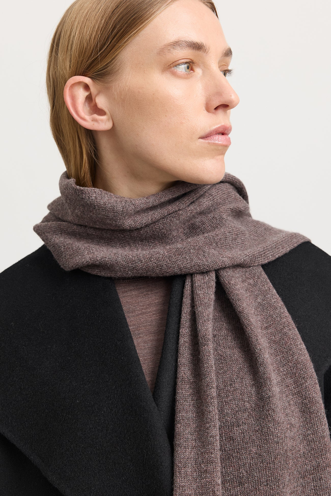 Toorallie Fine Wool Scarf - Mocha