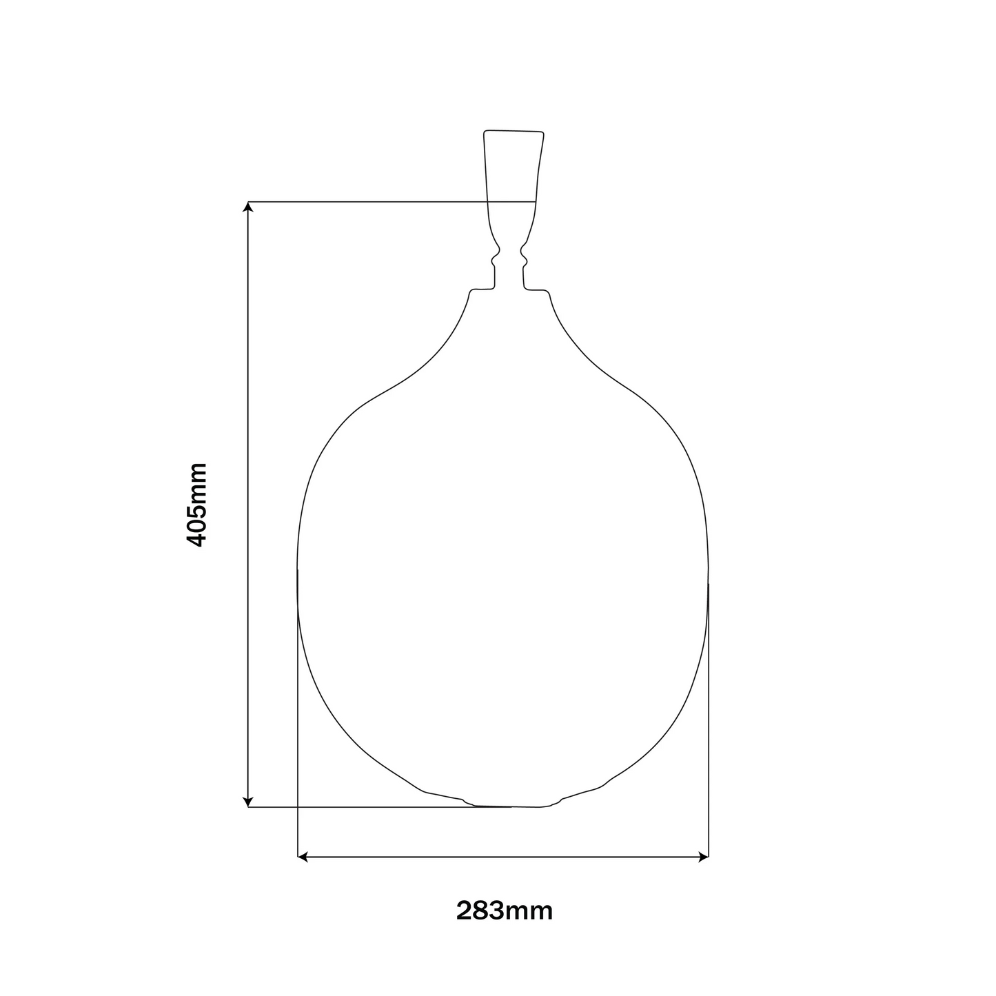 CC Interiors Tulip Pod Silver Lamp Base & Shade