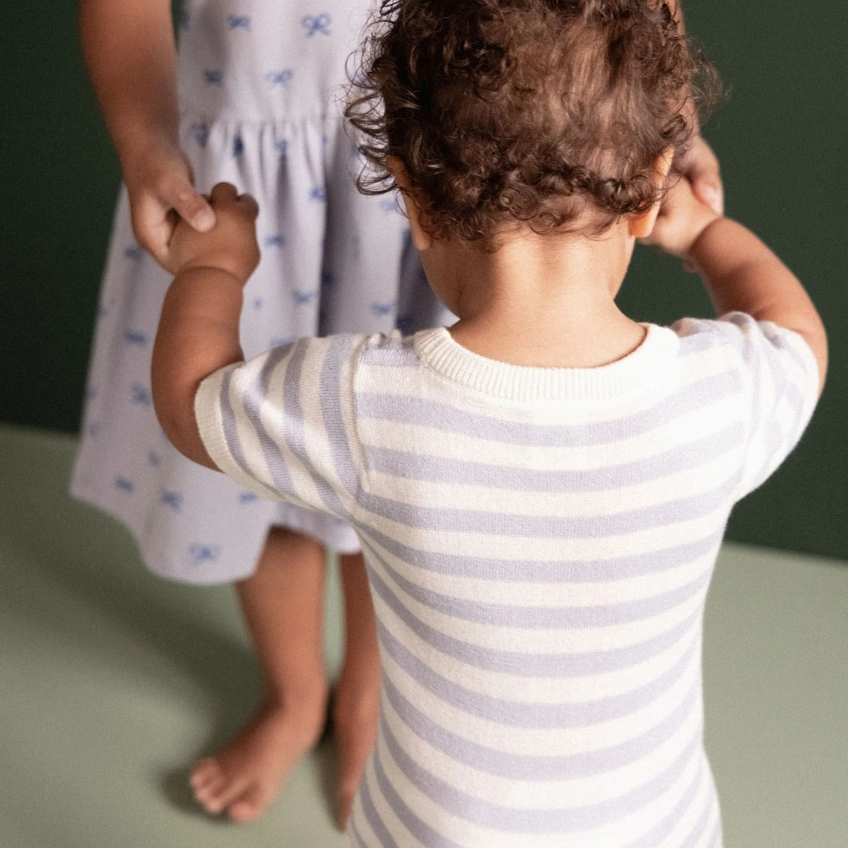 Nature Baby Ren Bodysuit - Blue Sea Stripe