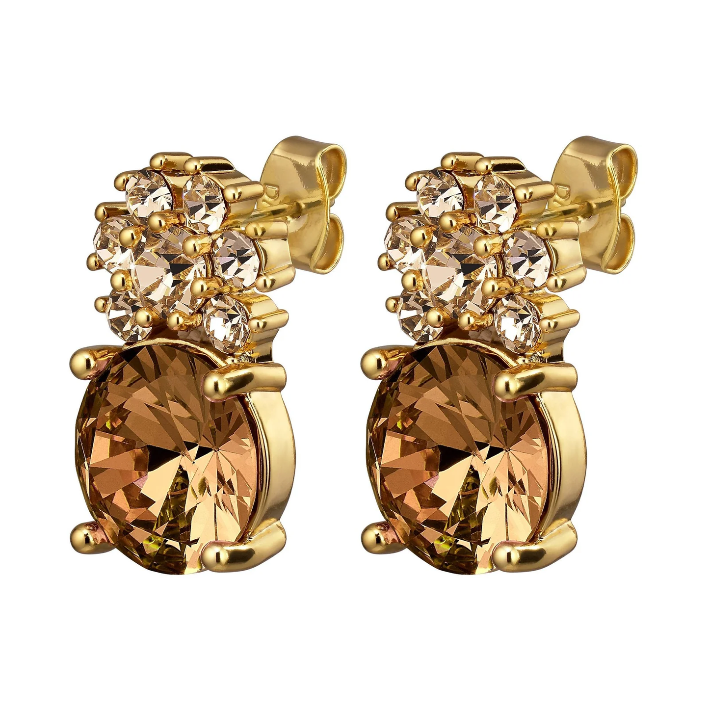 Dyrberg/Kern Beckia Earrings - Brown/Golden