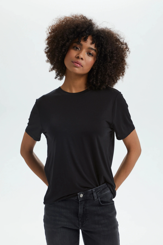 Saint Tropez Adelia Regular T-Shirt - Black