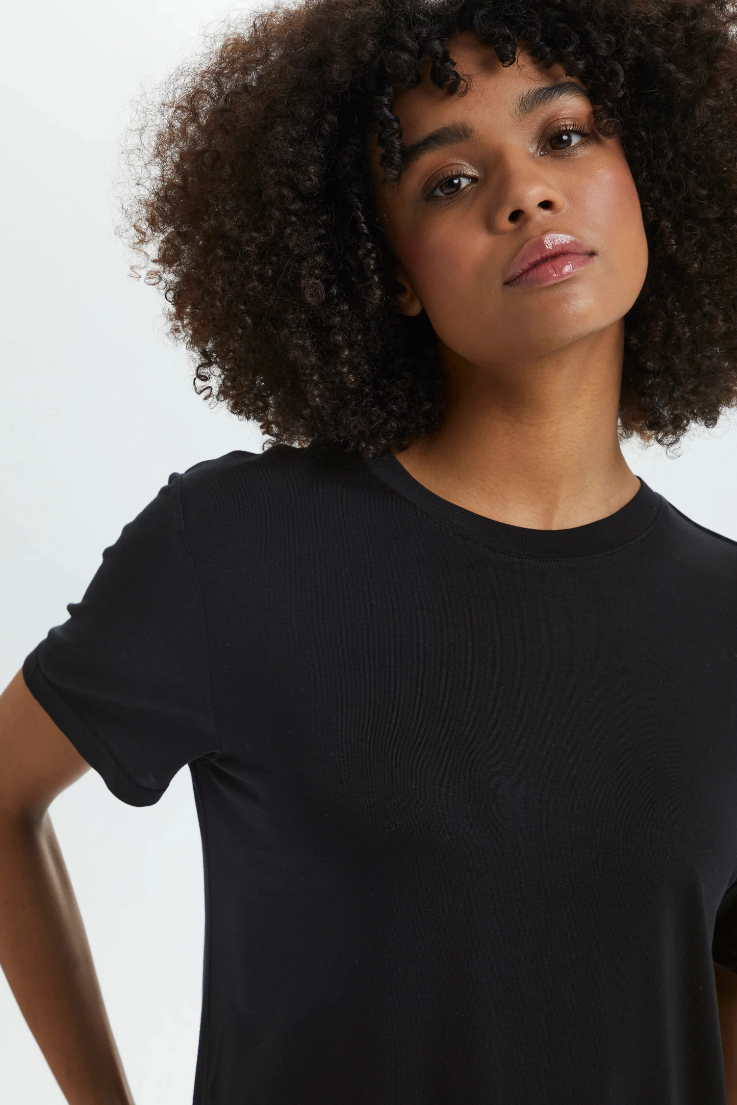 Saint Tropez Adelia Regular T-Shirt - Black