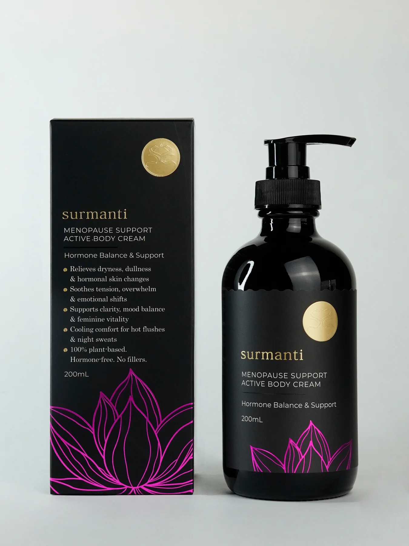 Surmanti Menopause Support Active Body Cream 200ml