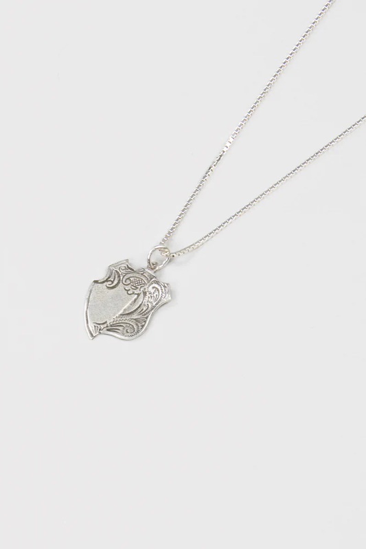 Company Of Strangers Broken Medal Necklace - Sterling Silver