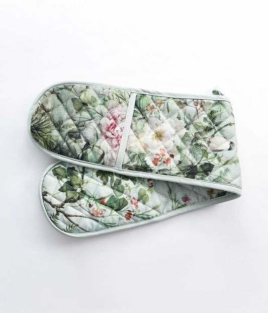 M. M Linen Chinoiserie Oven Glove Double