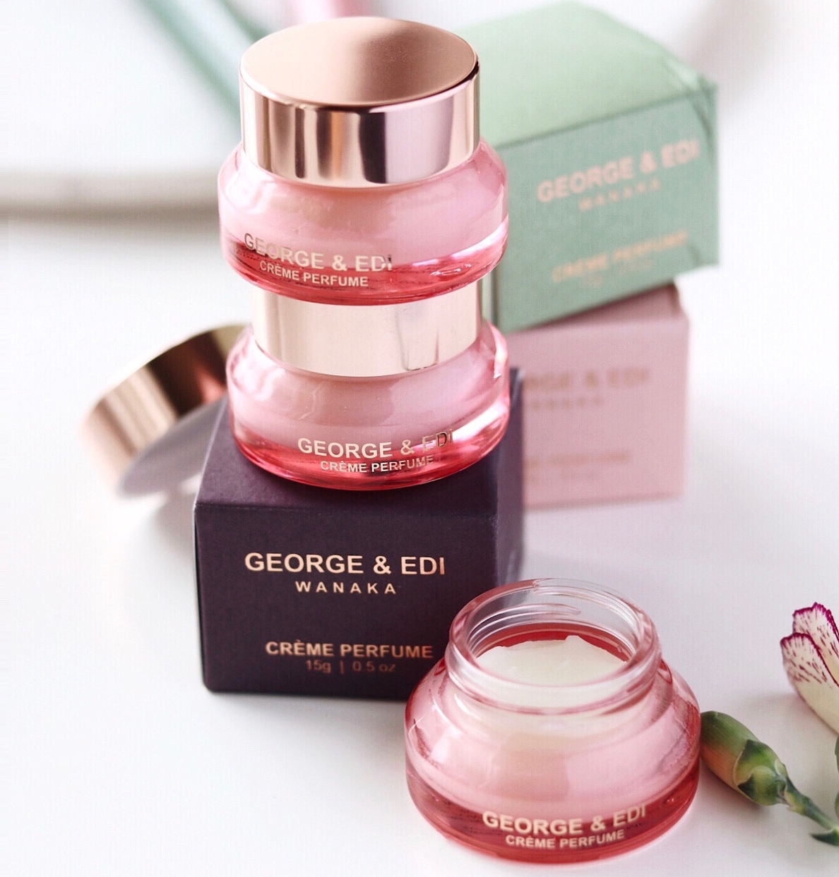 George & Edi Creme Perfume