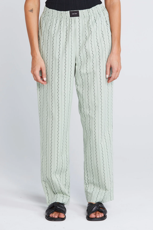Thing Thing Daydream Boxer Pants - Petal Pinstripe