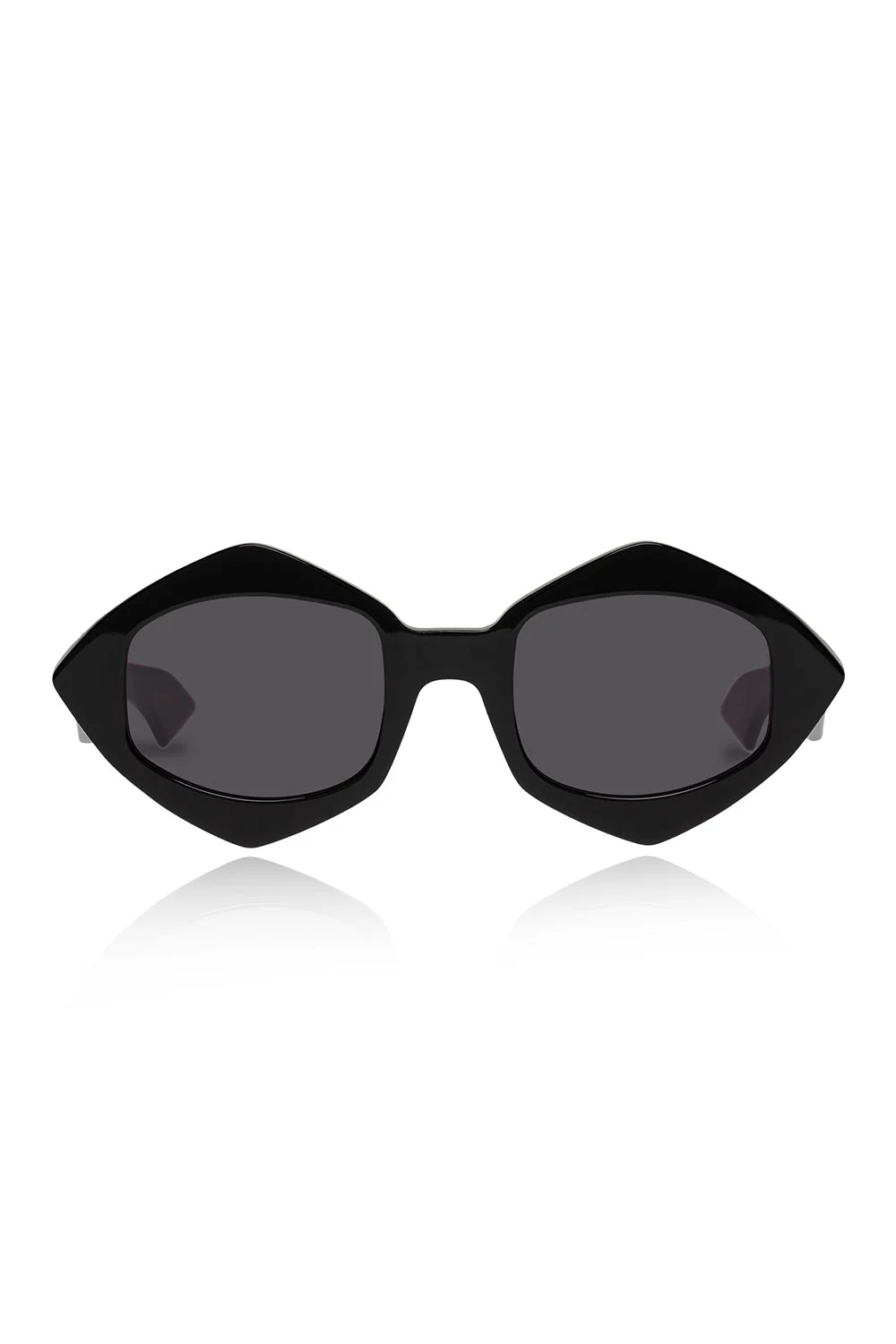 Karen Walker Diamond Dice Sunglasses - Black