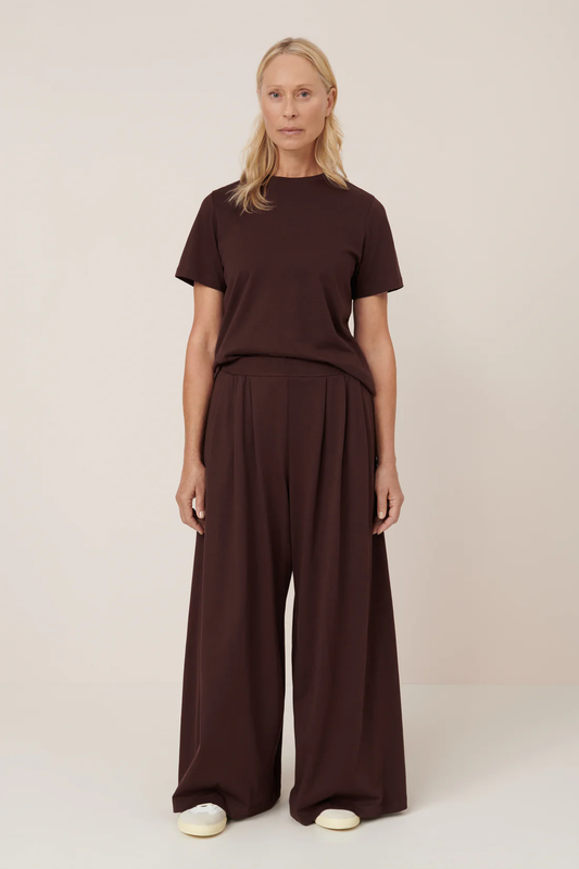 Kowtow Drape Pant - Mahogany