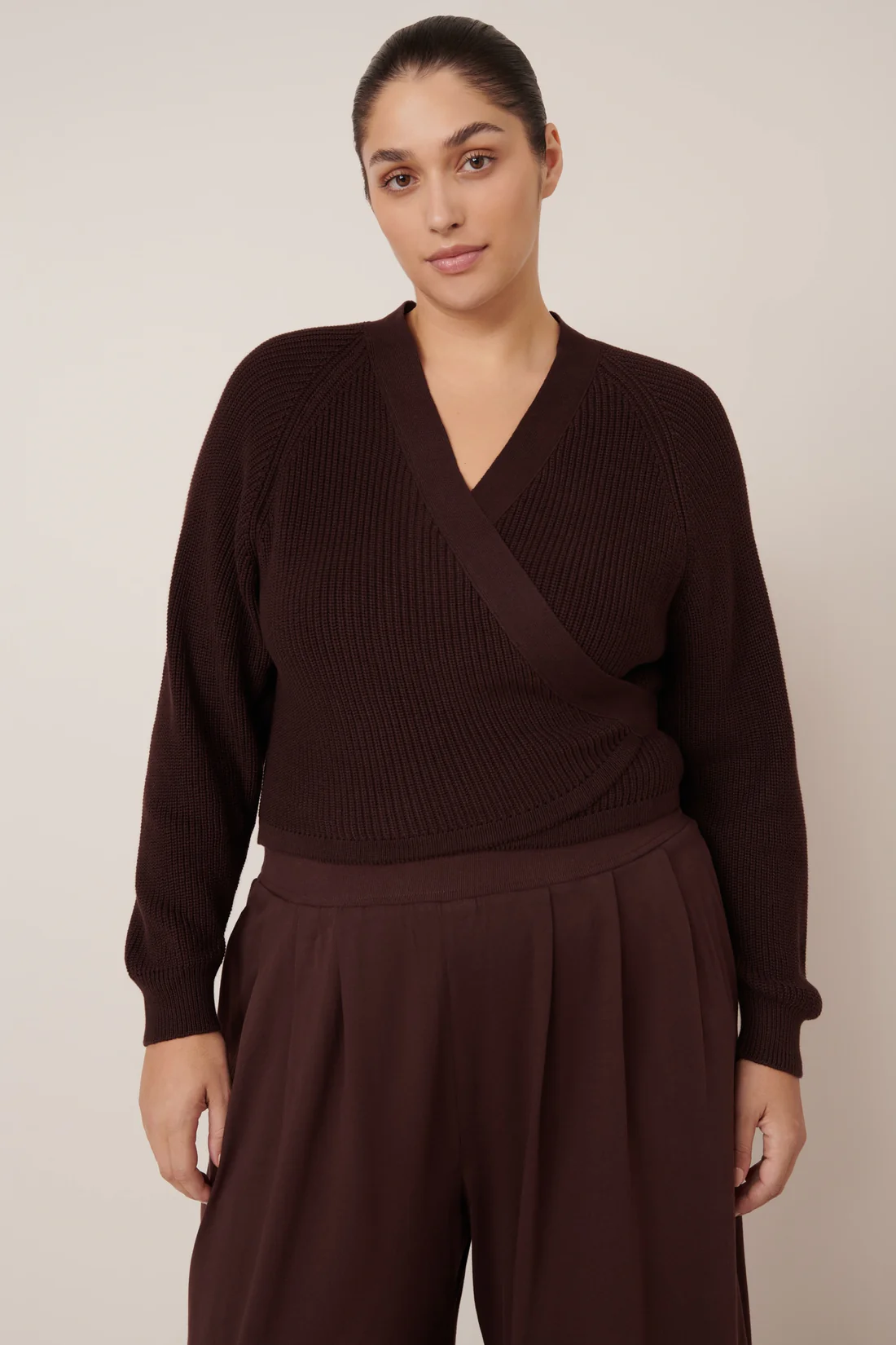 Kowtow Drape Pant - Mahogany