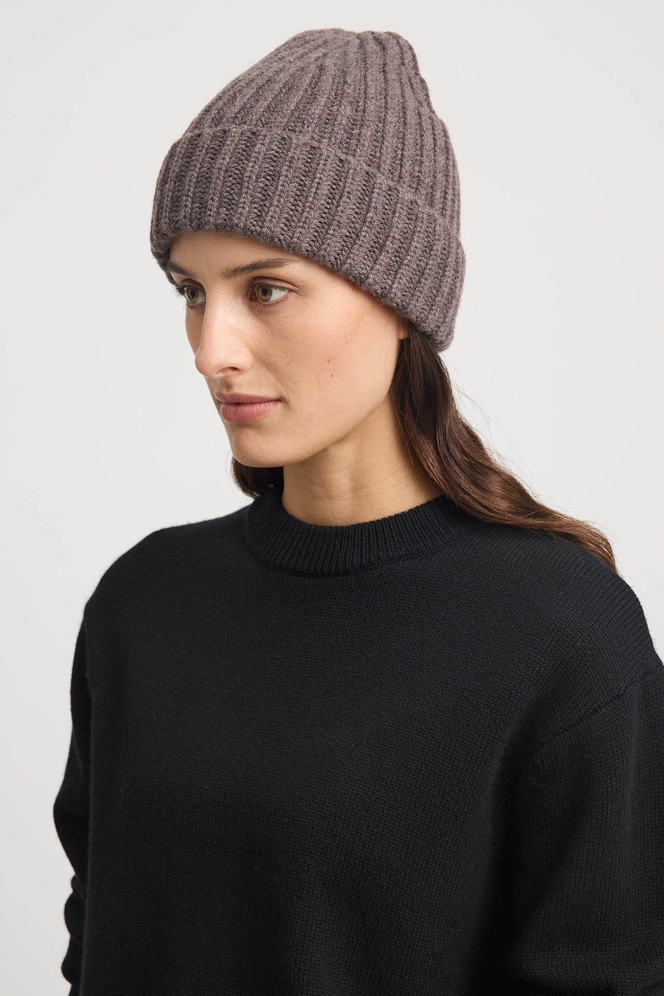 Toorallie Chunky Wool Beanie - Mocha