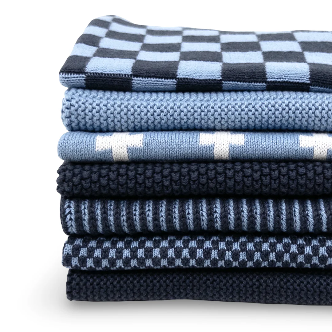 Ecovask Dishcloth Daily Use 7pc Pack - Skye