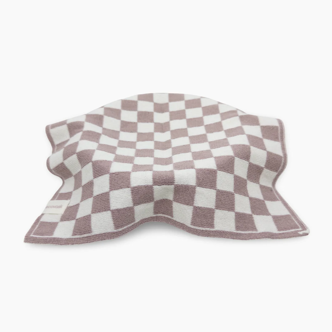 Ecovask Multi Cloth 2pk - Orchid Chequer