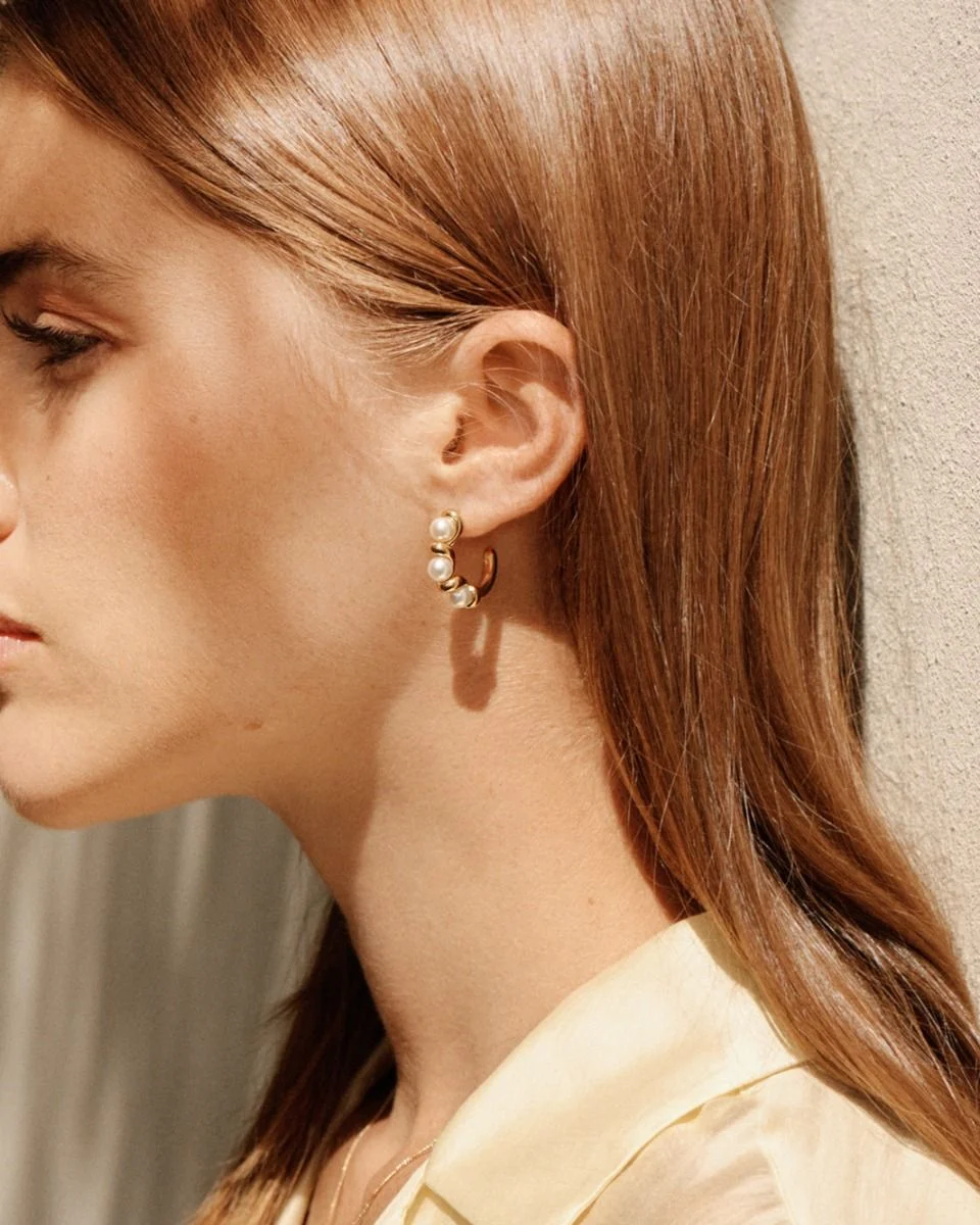 Edblad Margot Hoops L - Gold