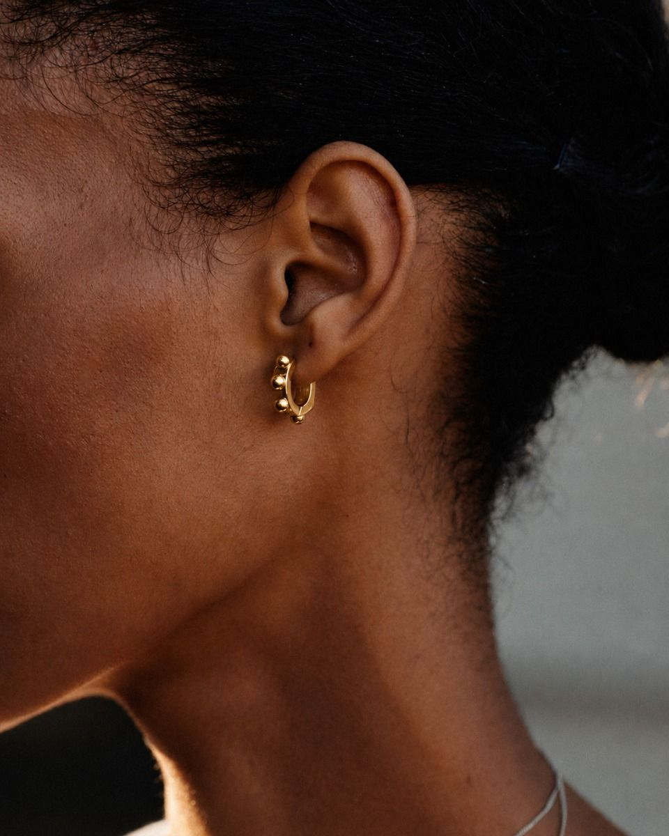 Edblad Stud Hoops - Gold