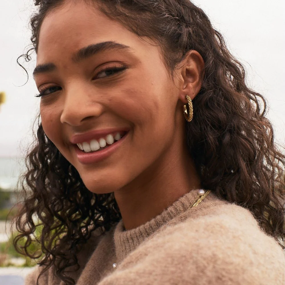 Edblad Tinsel Creoles Gold