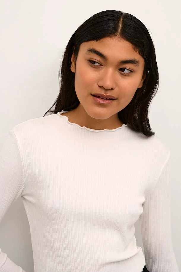 Karen by Simonsen CandaceKB LS Tee- Egret