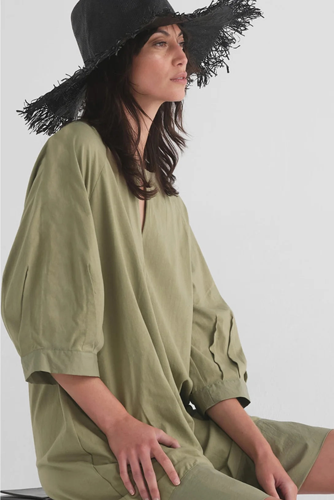 Taylor Emote Dress - Sage